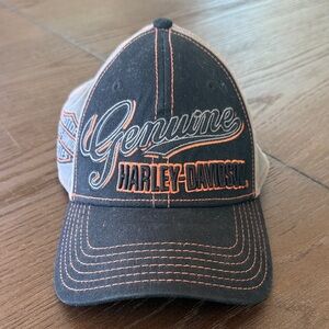 Harley-Davidson Genuine Black and Orange Hat